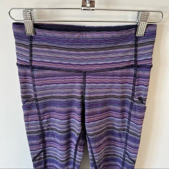 Lululemon Speed Tight IV Leggings Space Dye Twist Ultra Violet - Picture 8 of 16